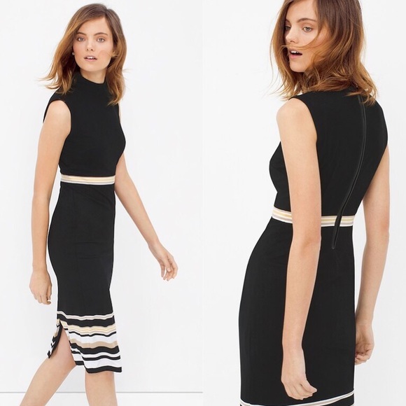 White House Black Market Dresses & Skirts - WHBM | NWT Mock Neck Sheath Dress
